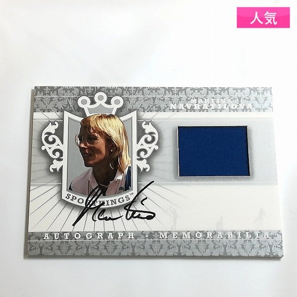 新品】マルチナ・ナブラチロワ 直筆サインフォト/写真 テニス Martina