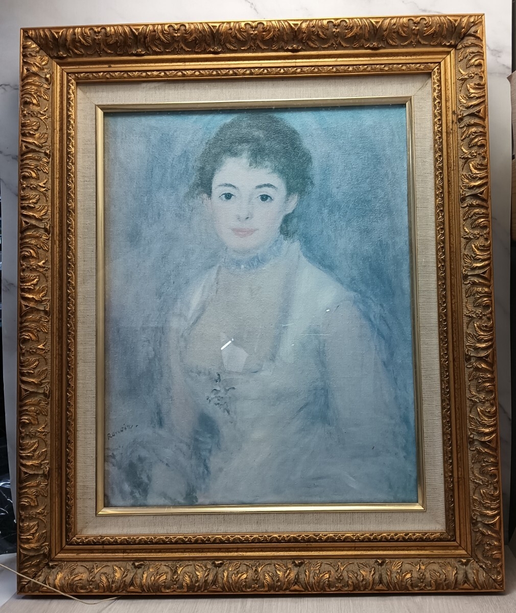 ◎ルノワール 眠る裸婦 名画 工芸 複製画 油彩 油絵 の落札情報詳細