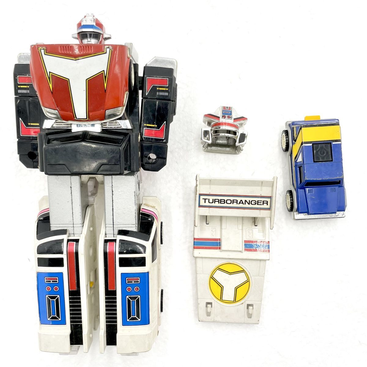 中古】ソフビ人形：高速戦隊ターボレンジャー 全5体セット（ターボ 