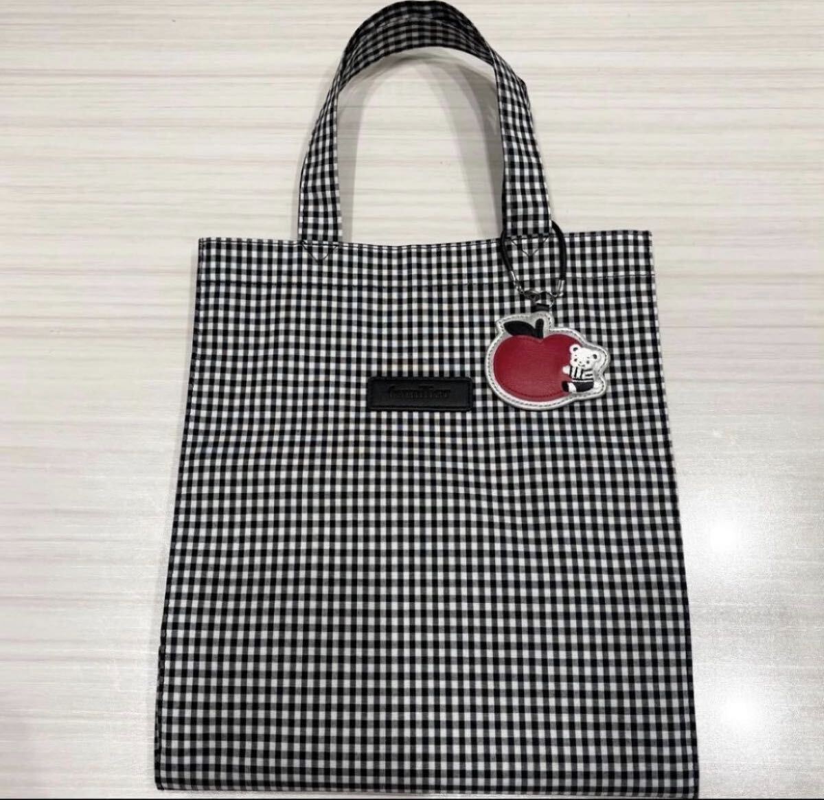 Familiar ファミリア レッスンバッグ トートバッグ さくらんぼ