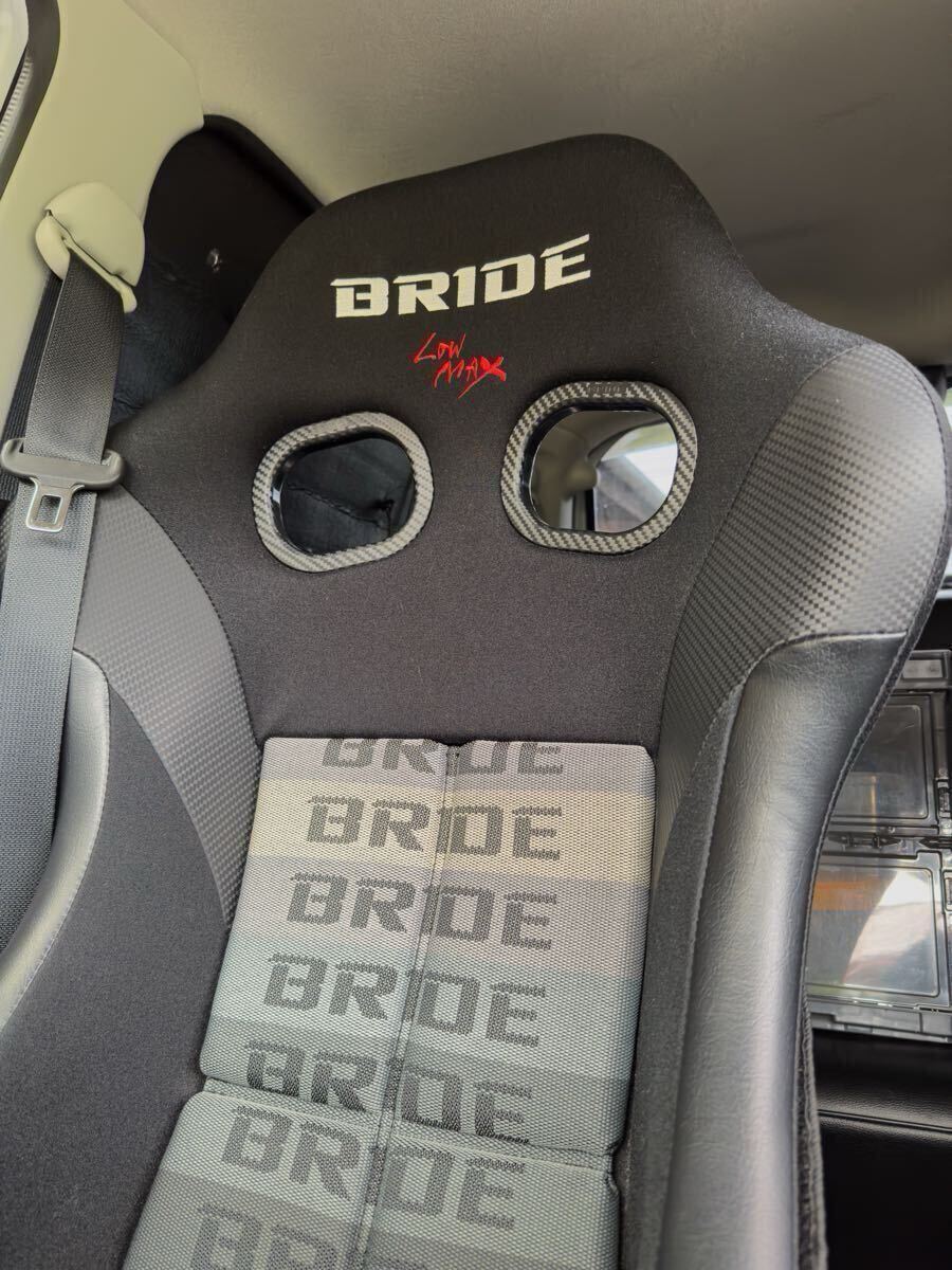 BRIDE BRIX グラデーションロゴ セミバケットシート ブリックス 紫