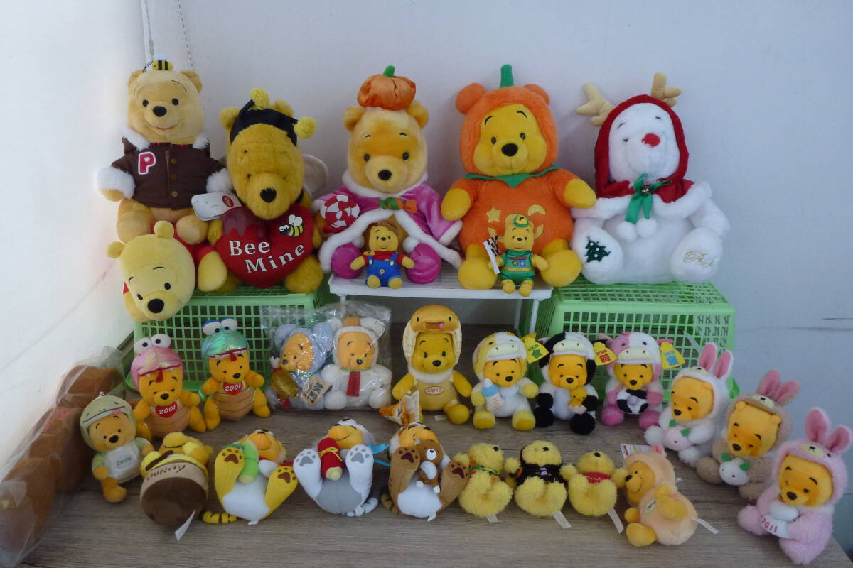 ディズニー くまのプーさん　チップ＆デール 加藤工芸 レア☆くまのプーさん Winnie the Pooh ドアストッパー ドア止め 加藤