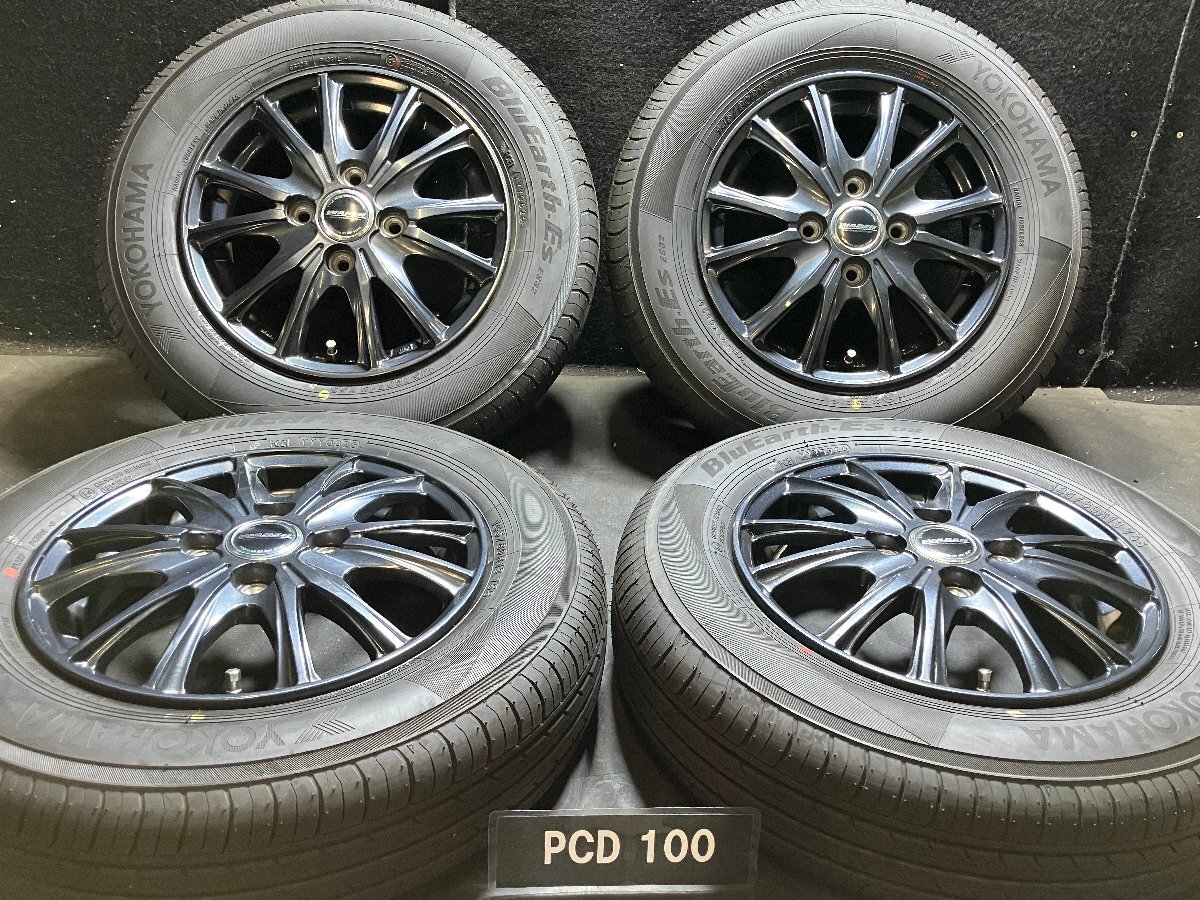 ダイハツ純正14インチアルミホイール+タイヤ付き4本 155/65R14 14x4.5j