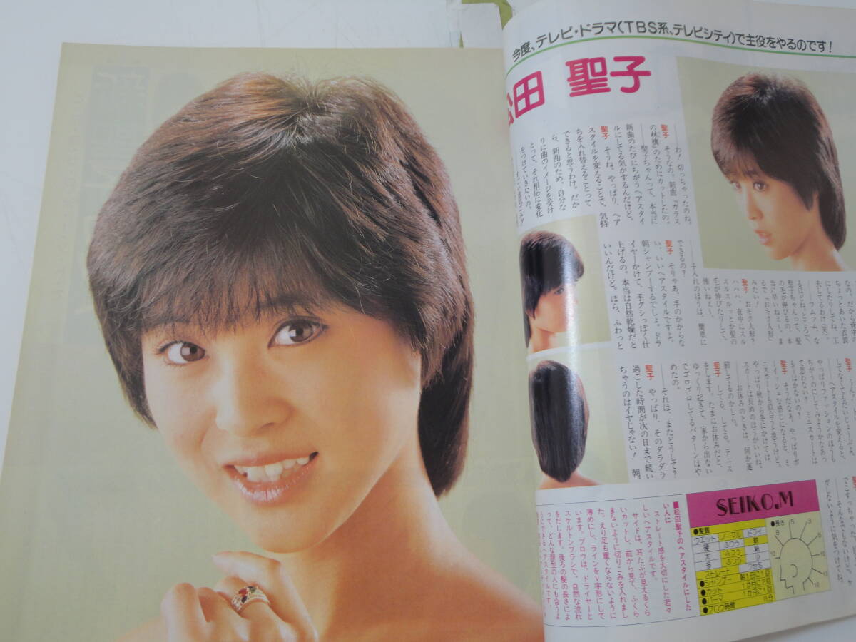 平凡1982年11月号◇柏原よしえ/松本伊代/河合奈保子/松田聖子/小泉