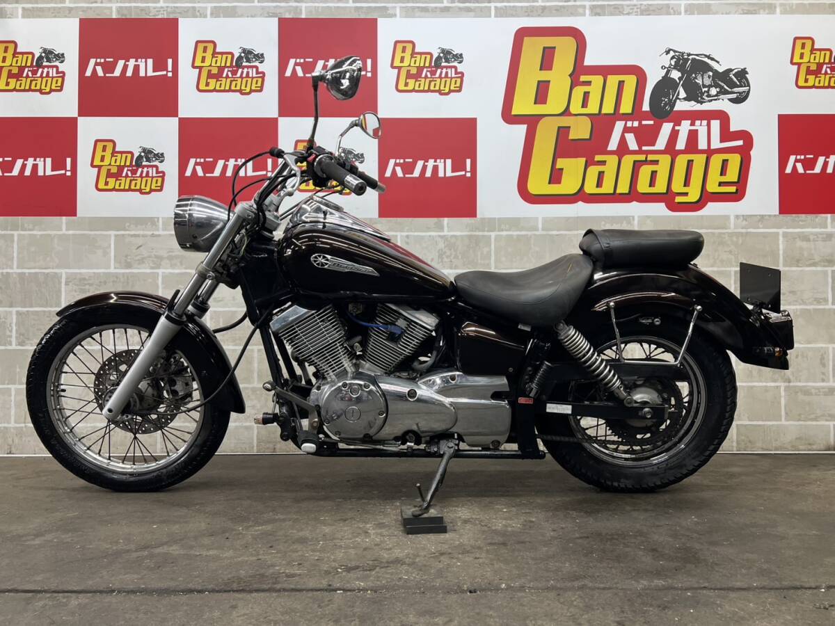 中古】○ヤマハ ドラッグスター250(VG02J) 始動確認済み フォーク延長 