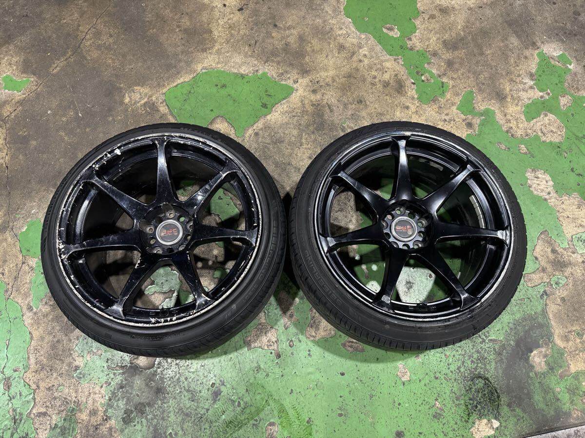 中古】WORK EQUIP ワーク エクイップ エキップ メッキディスク 18