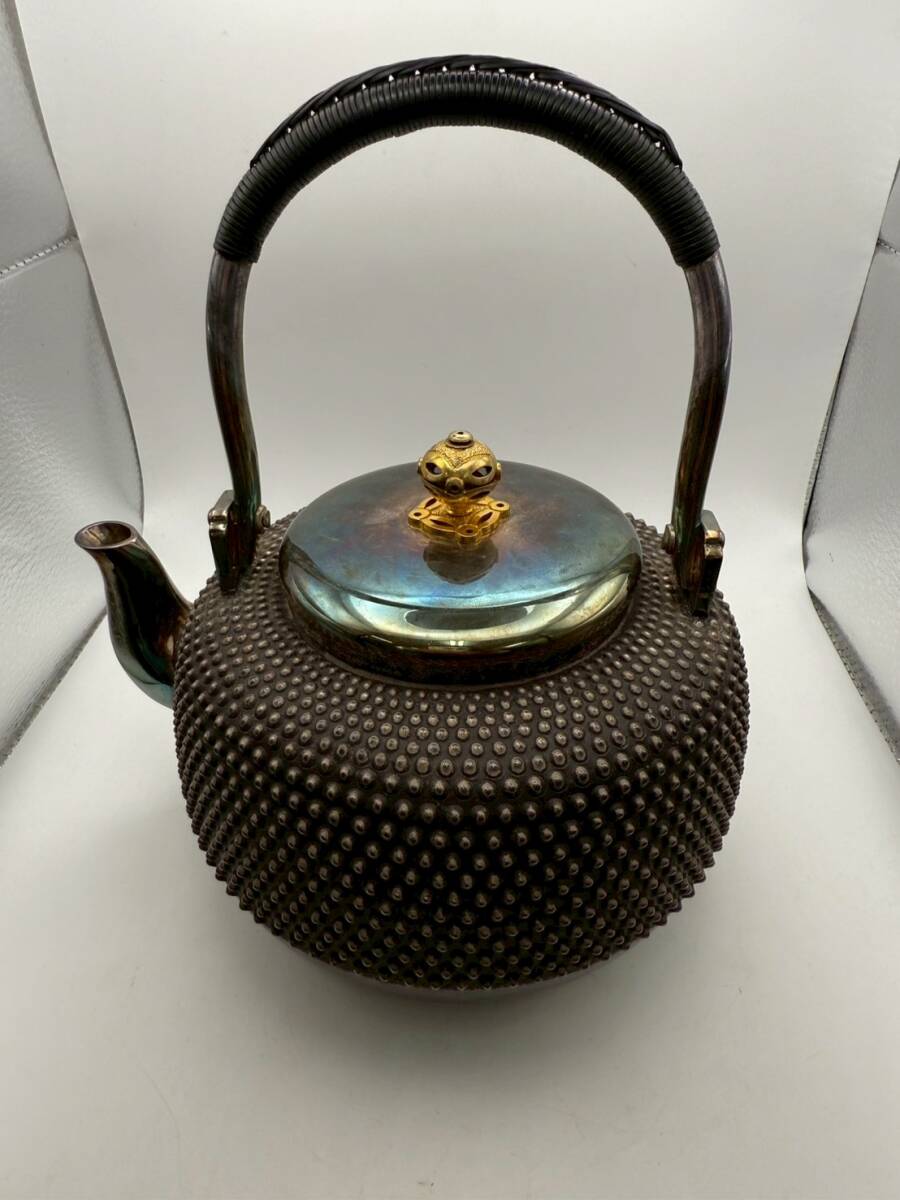 緑屋*c□ 黄井仁 造 唐物七宝 皆具(建水 水指 杓立 蓋置) 共箱付 中国