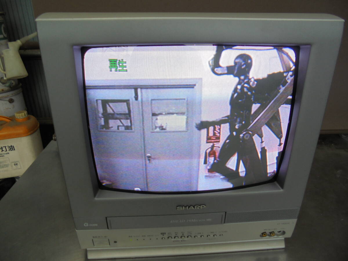 ジャンク品】注目：SHARP☆シャープ 14型テレビデオ VT-14M10☆94年製