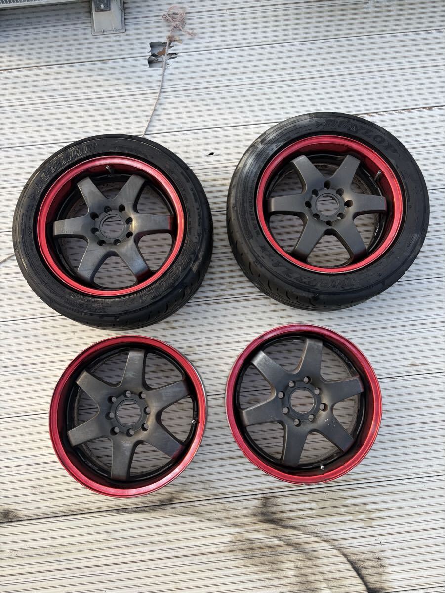 CRIMSON racing SPARCO NS-Ⅱ 14x6J+40 PCD100/4H レーシング スパルコ