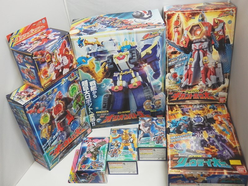 キュウレンオー リュウテイオー ギガントホウオー キュータマ まとめ売り 中古 3箱＋キュウタマ3コ まとめ売り DXキュウレンオー DXリュウ