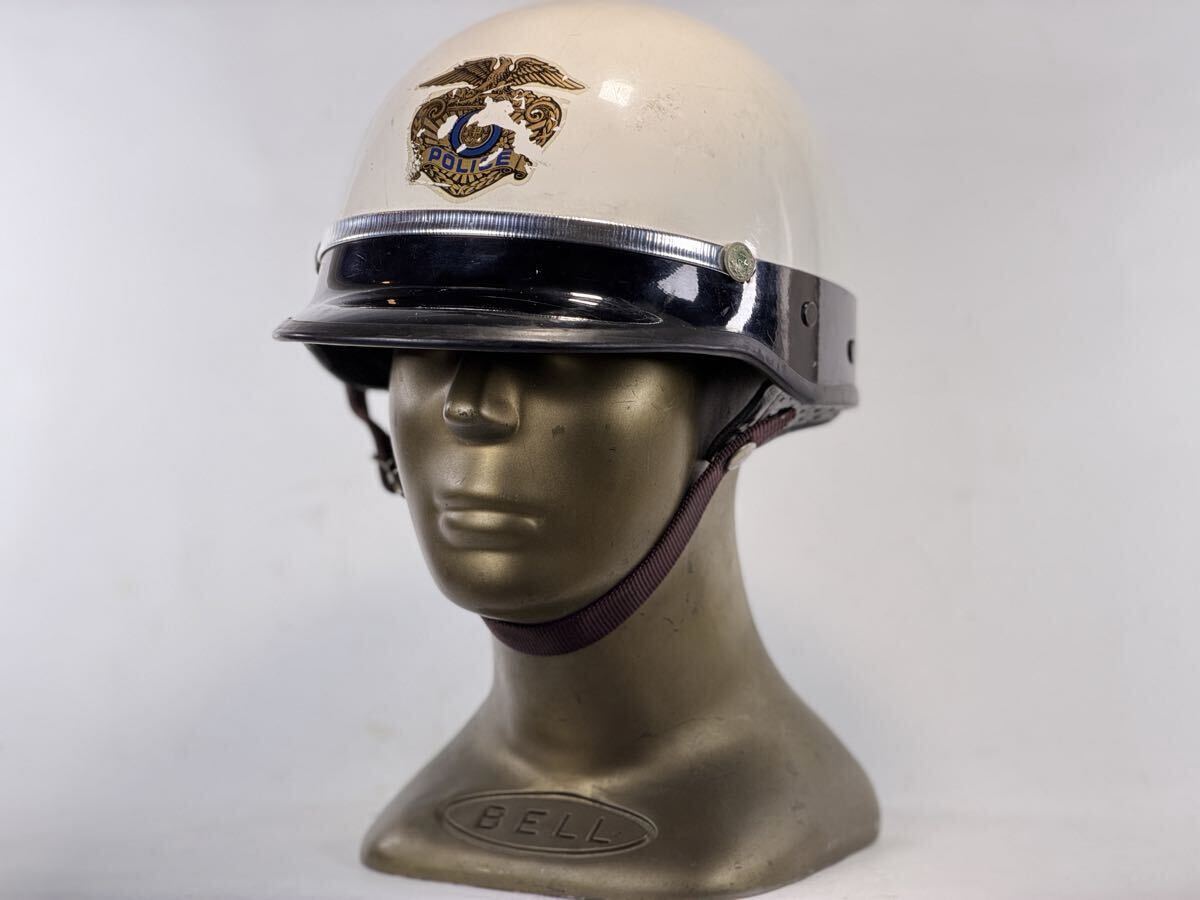 やや傷や汚れあり】① 60'S Mシェル BELL TOPTEX POLICE ビンテージ