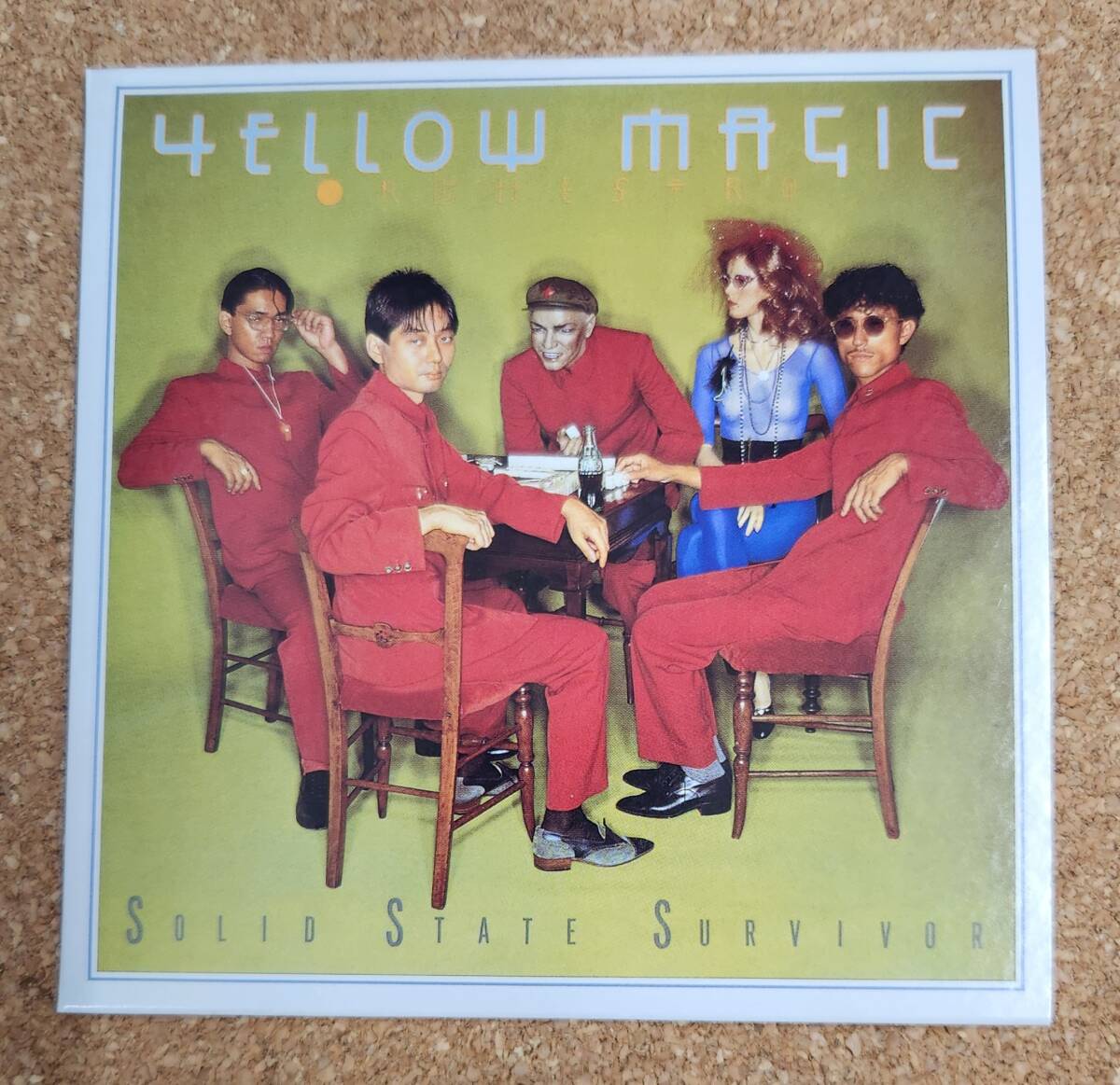YMO SOLID STATE SURVIVOR ポスター スクエア変形サイズ 送料98円○CD 紙ジャケット プロモ ピクチャー盤 YMO ソリッド