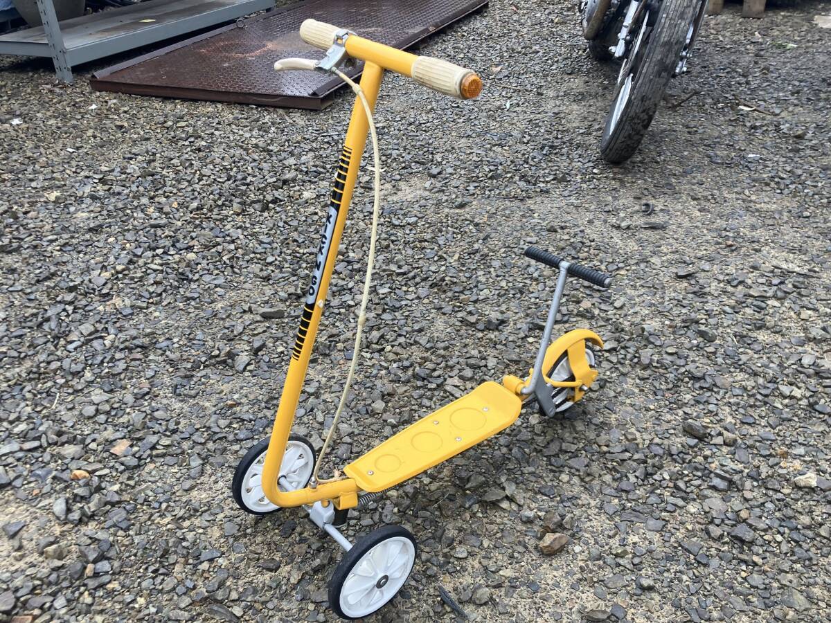 中古】ホンダ ローラースルーゴーゴー GOGO キックボード 黄 中古 美品