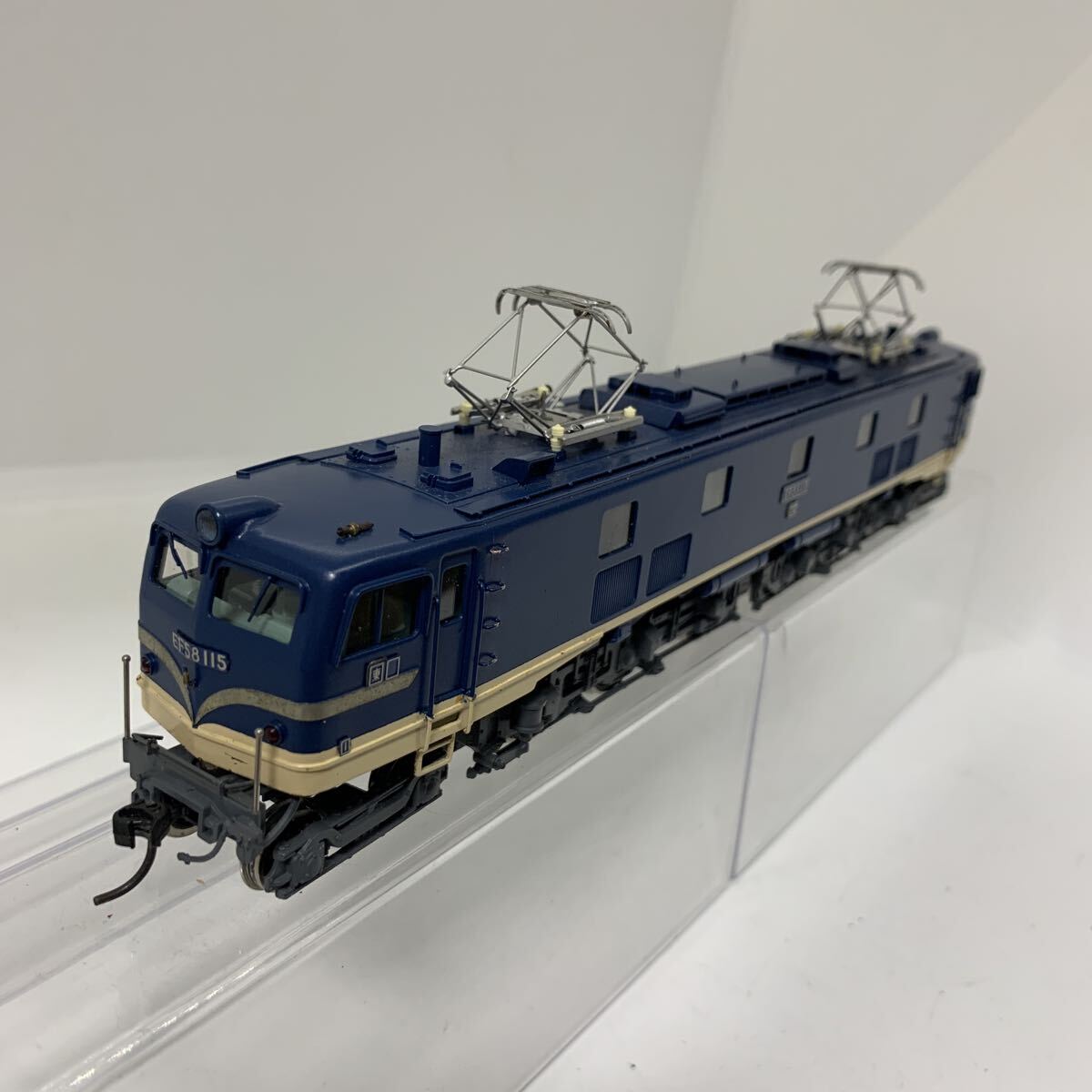 KATO HO 20系客車4両基本セット、ナハネ20二両、EF58大窓、ブルーの7両