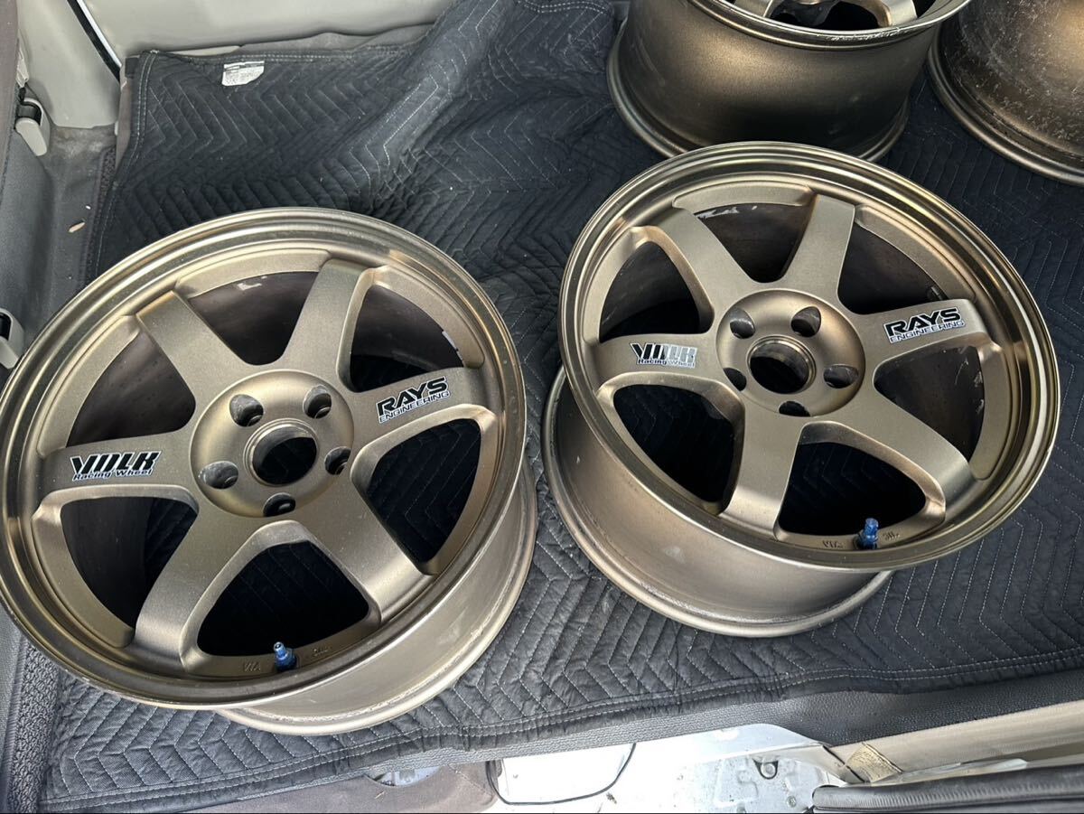 中古】RAYS VOLK RACING ボルクレーシング TE37 17インチ 7.5J