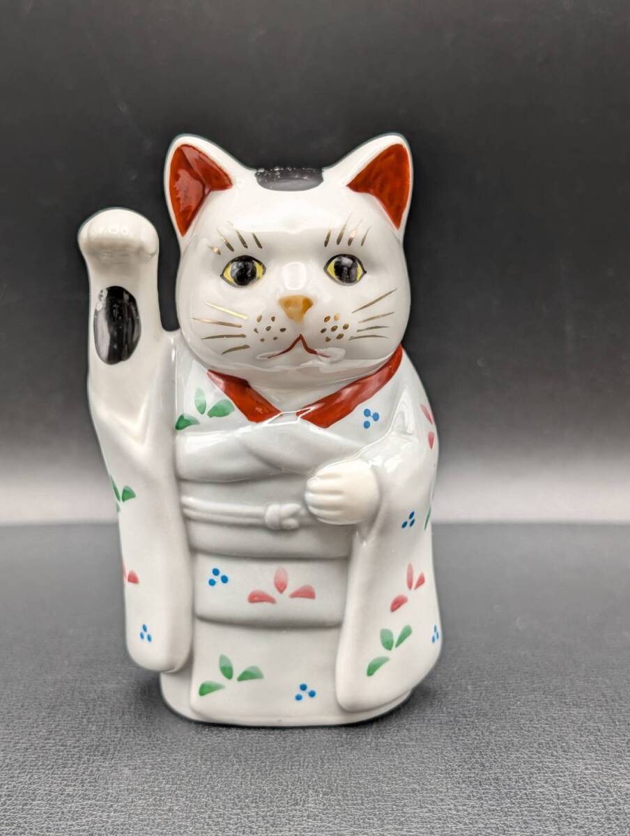 交渉あり 時代 骨董 江戸 明治 招き猫 大入 木製看板 縁起物 商売繁盛