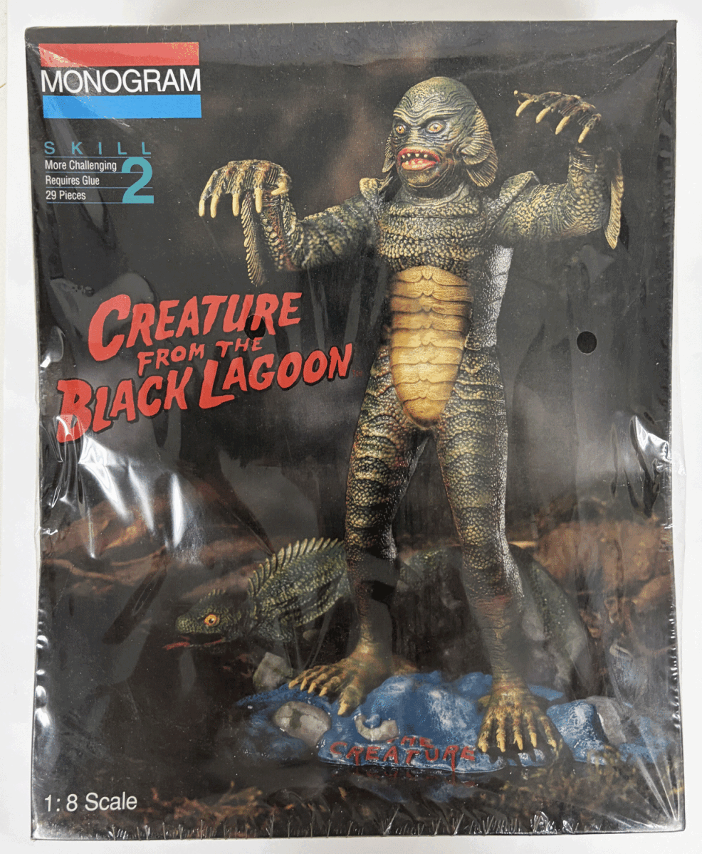 1円～ ビリケン商会 大アマゾンの半魚人 ギルマン ソフビ キット組立品