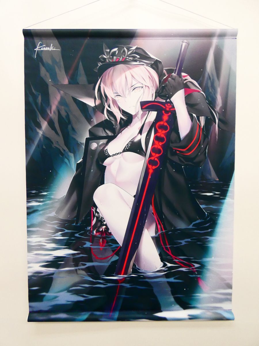 新品】セイバーオルタ 光るプレマ プレイマット Fate FGO 混沌の女神様