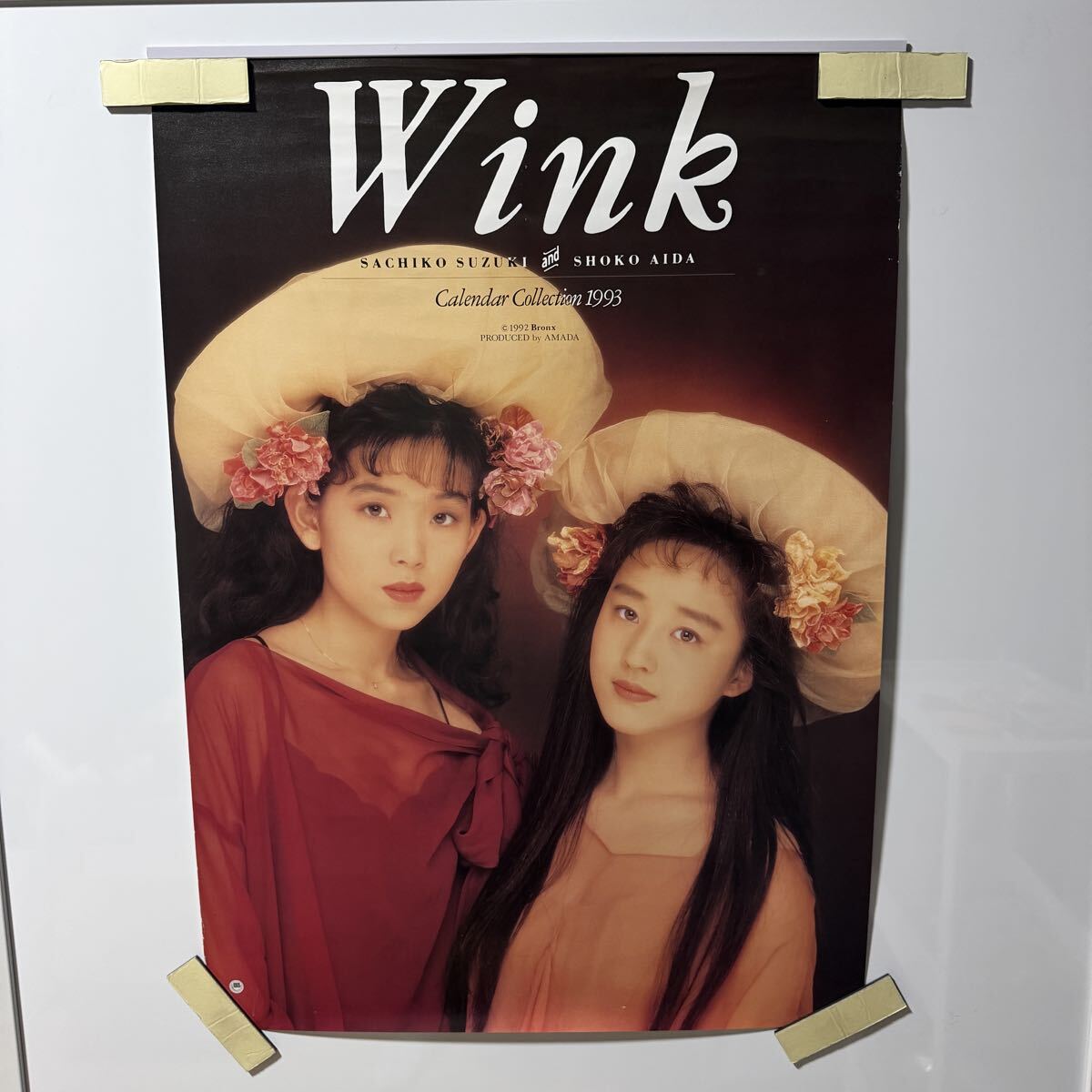 △M9019/アイドルポスター/『Wink(ウインク)/鈴木早智子・相田翔子