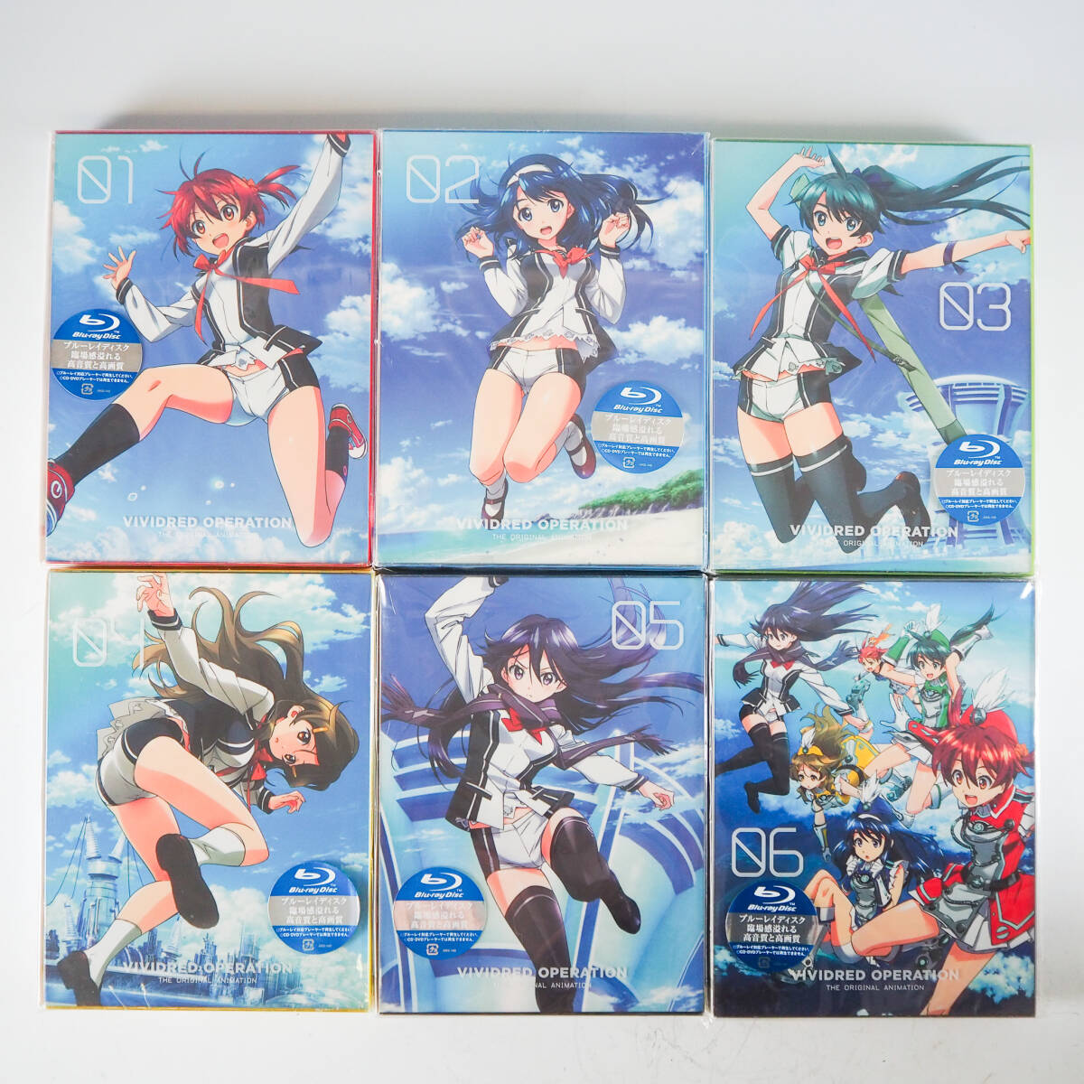 中古】ビビッドレッド・オペレーション 完全生産限定版 Blu-ray 全6巻