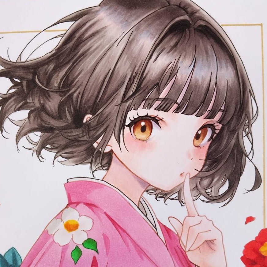 新品】手描きイラスト オリジナル ＊水着＊ A4 コピック の落札情報