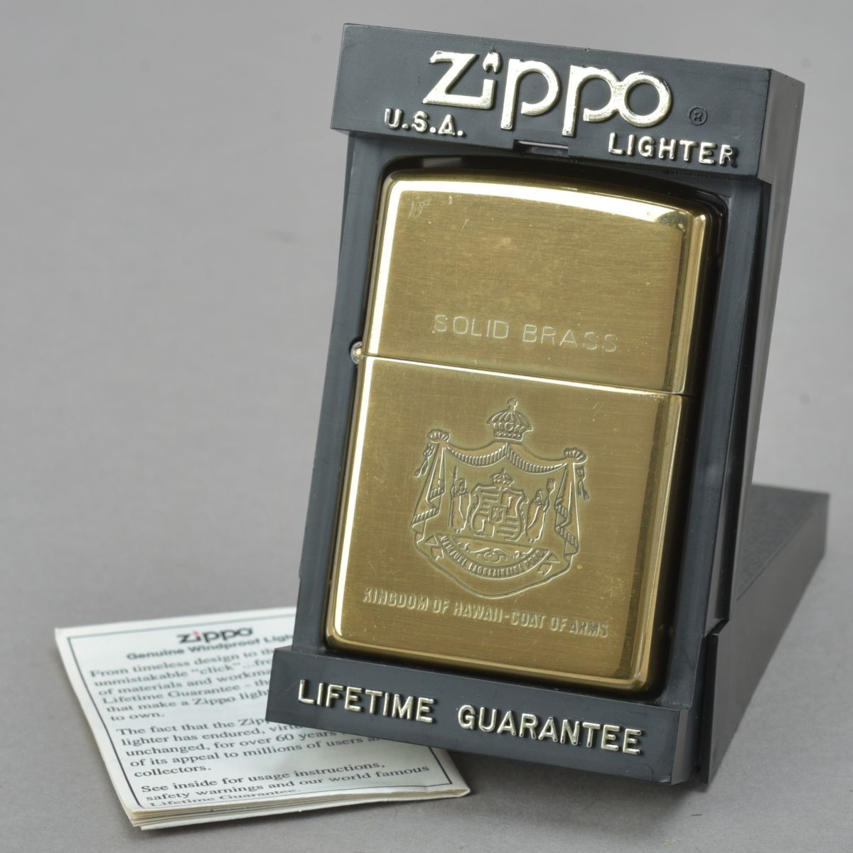 Zippo ジッポー HAWAII ハワイ 「KINGDOM OF HAWAII COAT ARMS ハワイ