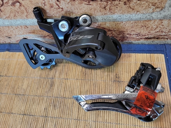 SHIMANO 105 10速 GS 10-34T RDカスタム シルバーケージ shimano シマノ 105 RD-5701 SS ショートケージ シルバー ロード系 10