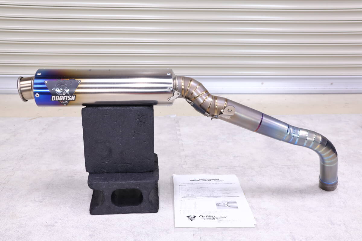 中古】CBR1000RR SC57 O-TEC 鈴鹿 チタン フルエキ マフラー DOGFISH