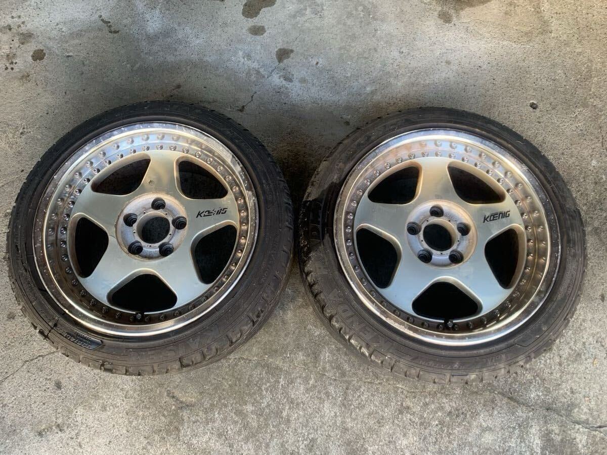 中古】SSR スピードスター ケーニッヒ koenig 11J 深リム 爆リム 18