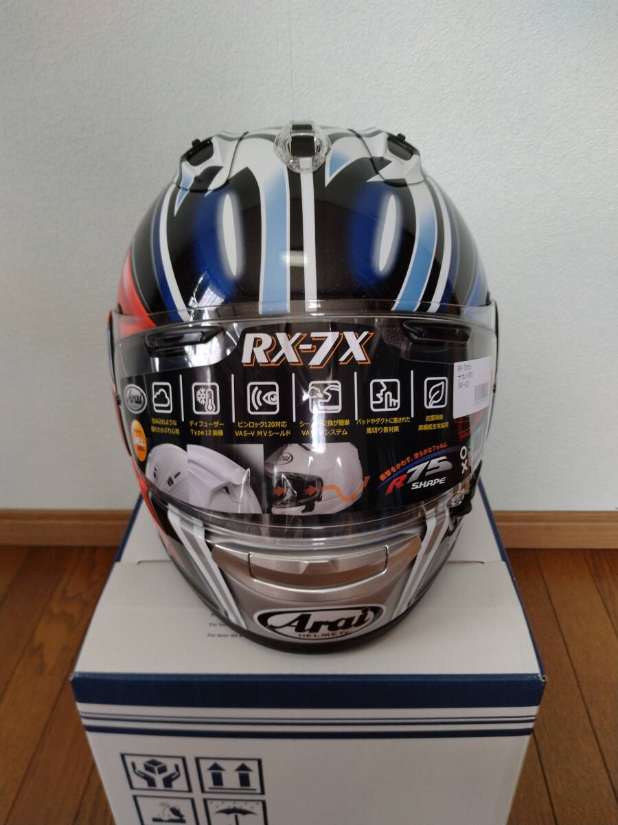 新品】Arai 56design 限定 RX-7X Nakano 2003 サイン入り 中野 真矢