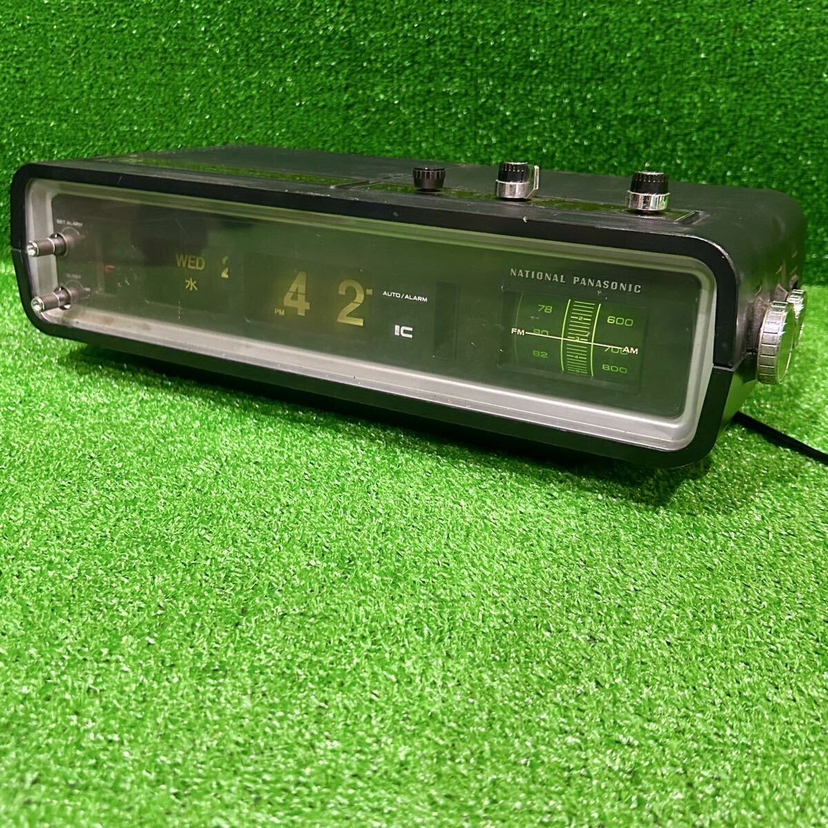 Q5316]☆稀少☆National/ナショナル デジタルクロックラジオ RC-6075