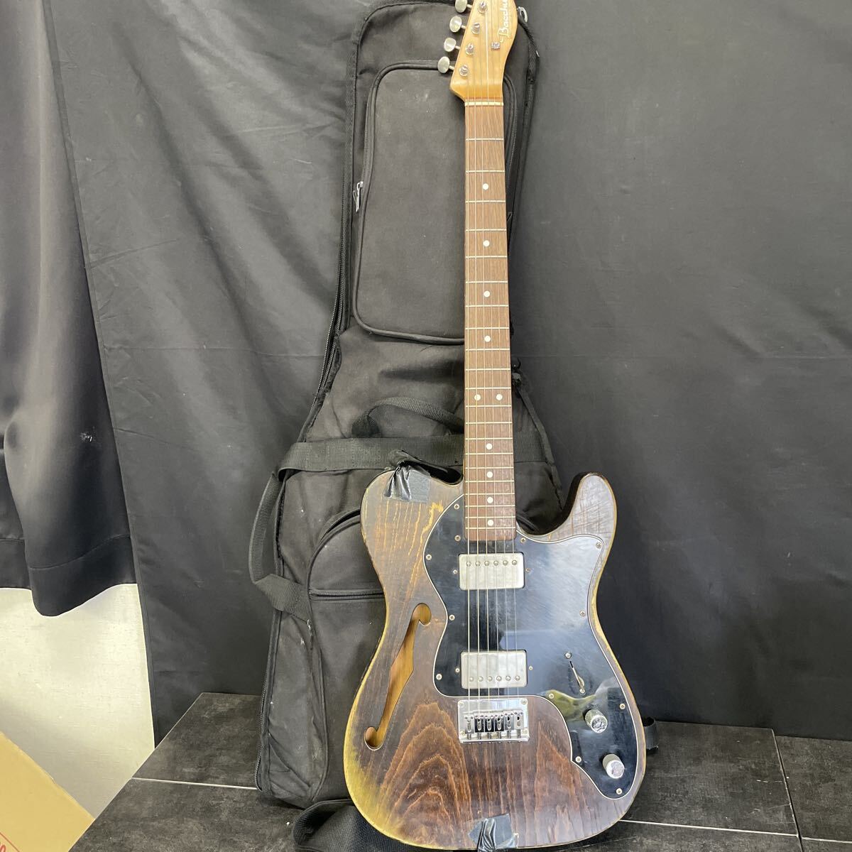 103cm☆ギターソフトケースBacchusバッカス☆ギグバッグ☆中古☆黒