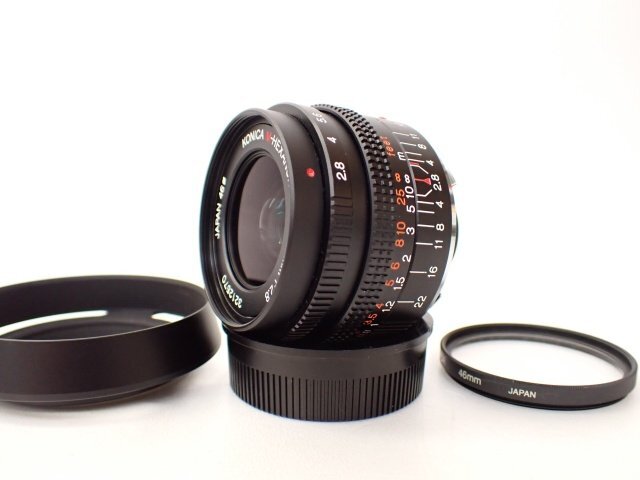 【M42改造】Konica HEXANON 45mm F1.6 銘レンズ KONICA auto S1.6 HEXANON 45㎜ f:1.6 移植用 M42ネジネジ加工済 光学