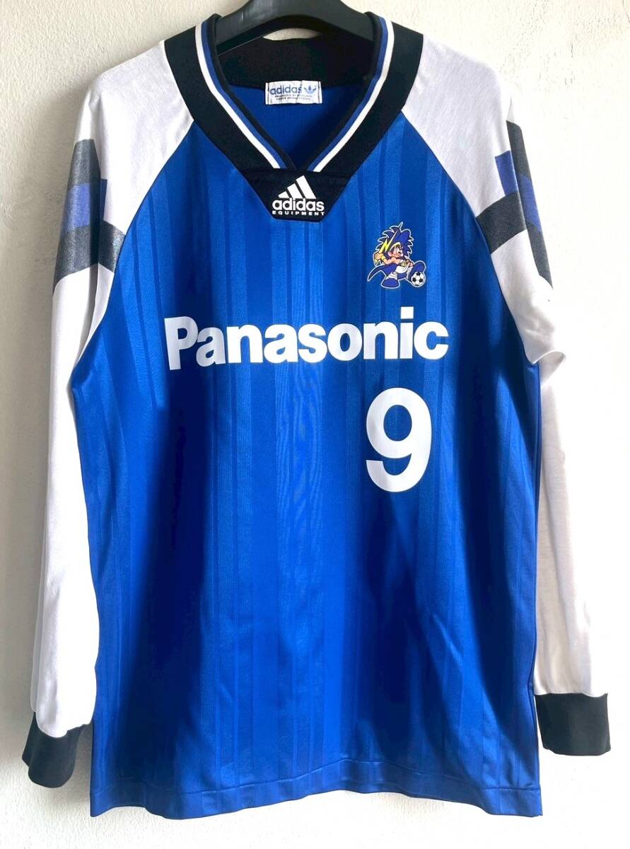 ガンバ大阪 1994-1995AWAYカップ戦 長袖ユニフォーム オーダーメイドXO