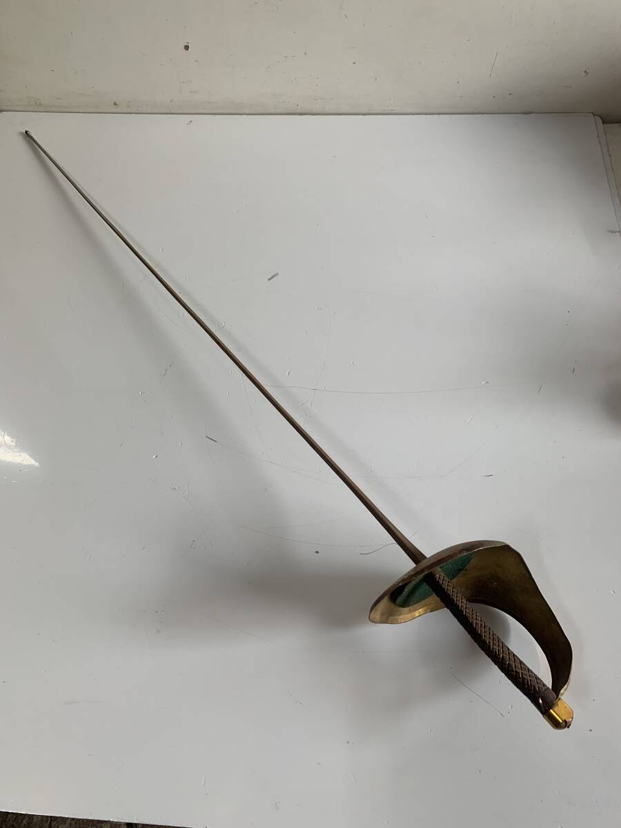 西洋 剣 模造刀 オブジェ 芝居 飾り物 全長 約102cm レプリカ 】 検