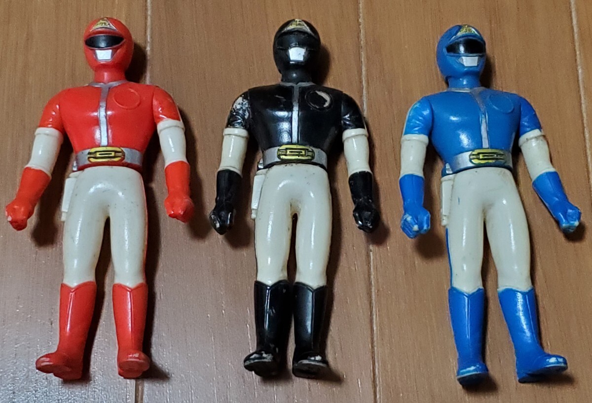 ポピー 科学戦隊ダイナマン ダイナレッド ブラック ブルー イエロー