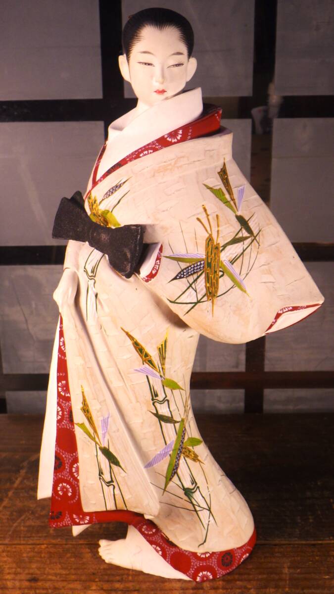 陶磁製 博多人形 彫師遊女春画 裏絵 裏隠し春画人形 置物 珍品 枕絵