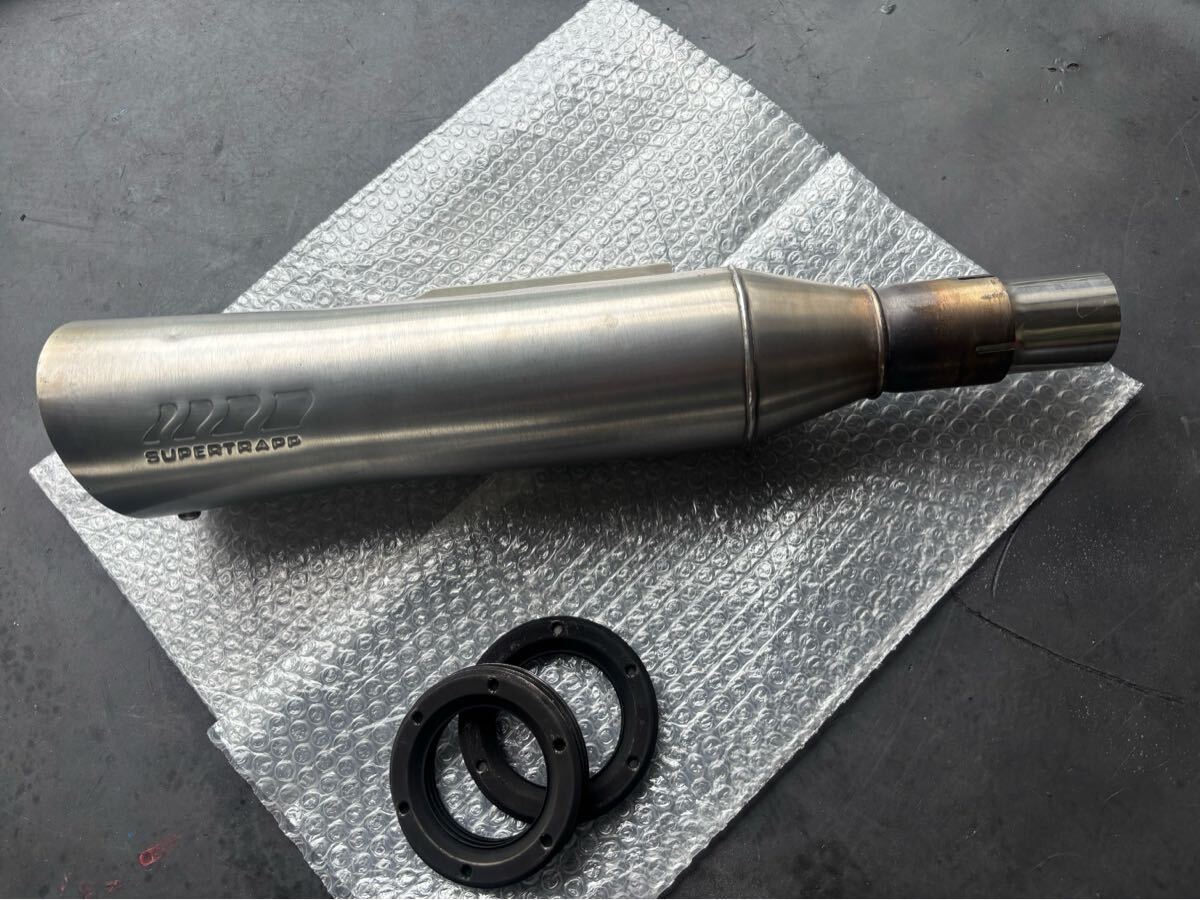 sr400 ショート スーパートラップマフラー フルエキ スパトラの落札
