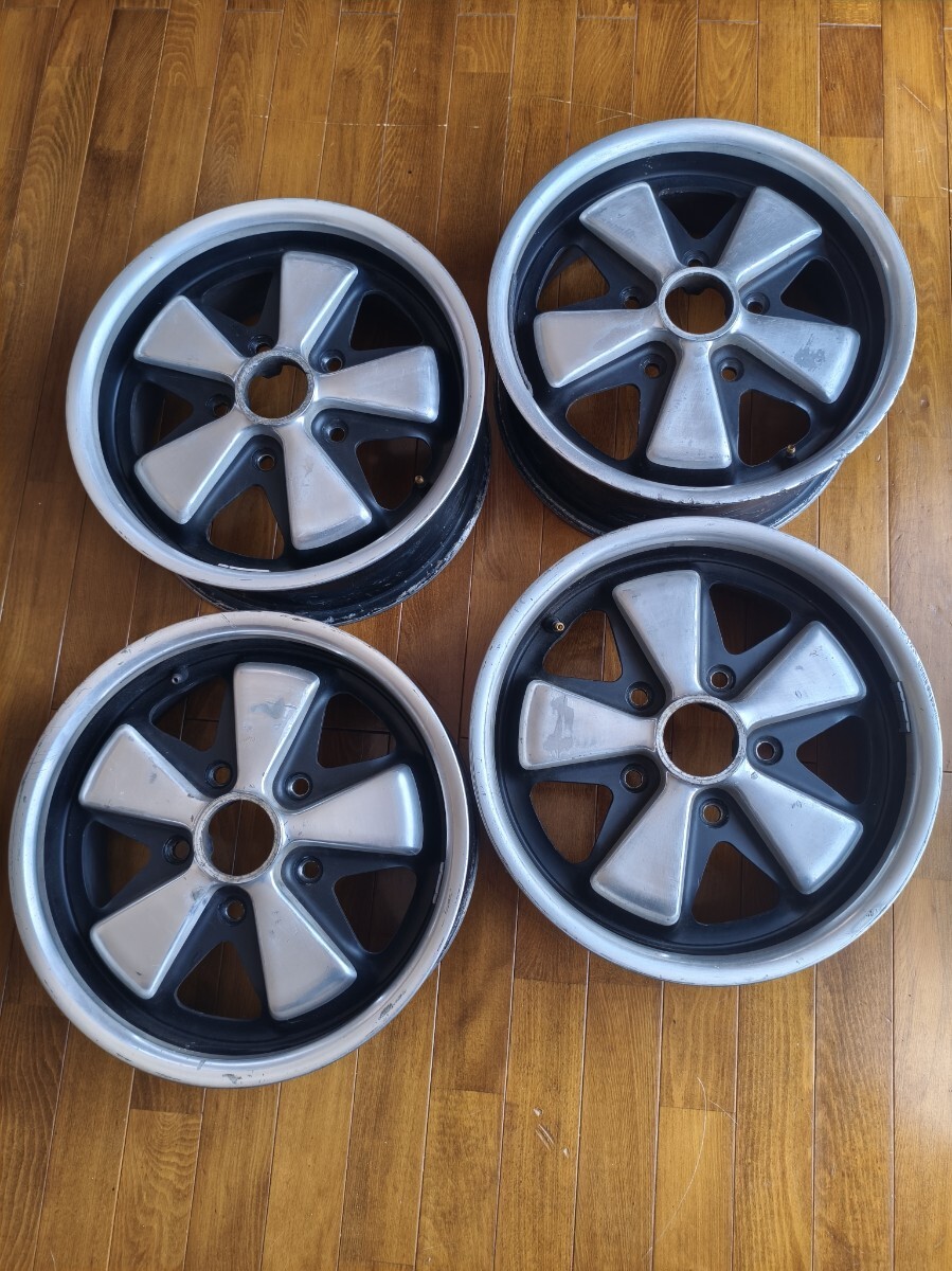 ポルシェ 911 930 ターボ純正 フックスホイール 4本セット 希少な7J 9J