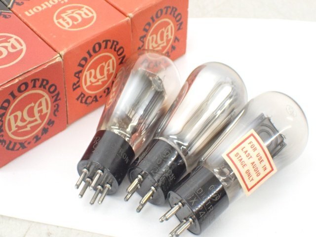 オーディオ機器 Radiotron 真空管 VT25 2本セット ラジオトロン