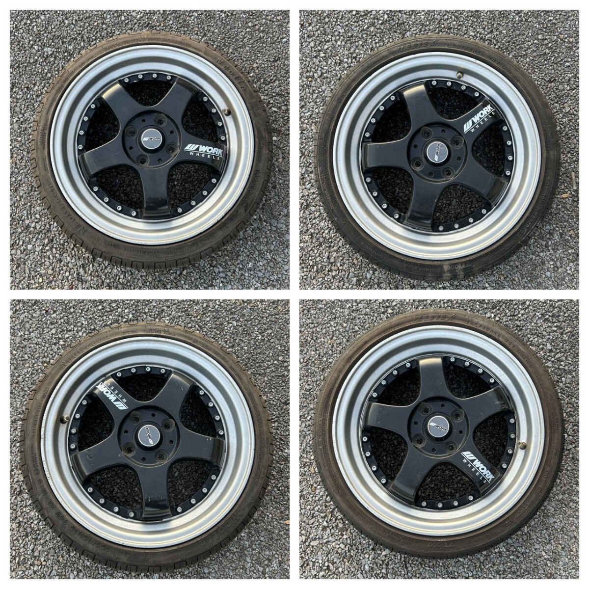 中古】ステルスレーシング？work風マイスター？軽自動車用16インチ5.5J