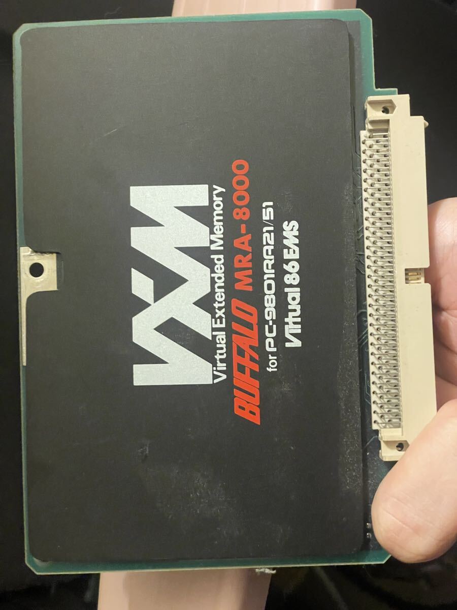 PC-9801 Cバス 増設メモリ 4MB BUFFALO メルコ EMJ-2000 L + EXJ-2000