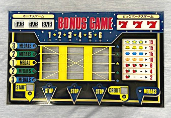 動作確認済 レトロ 美品 パチスロ 3号機 デートライン銀河Ⅱ（貯金ver