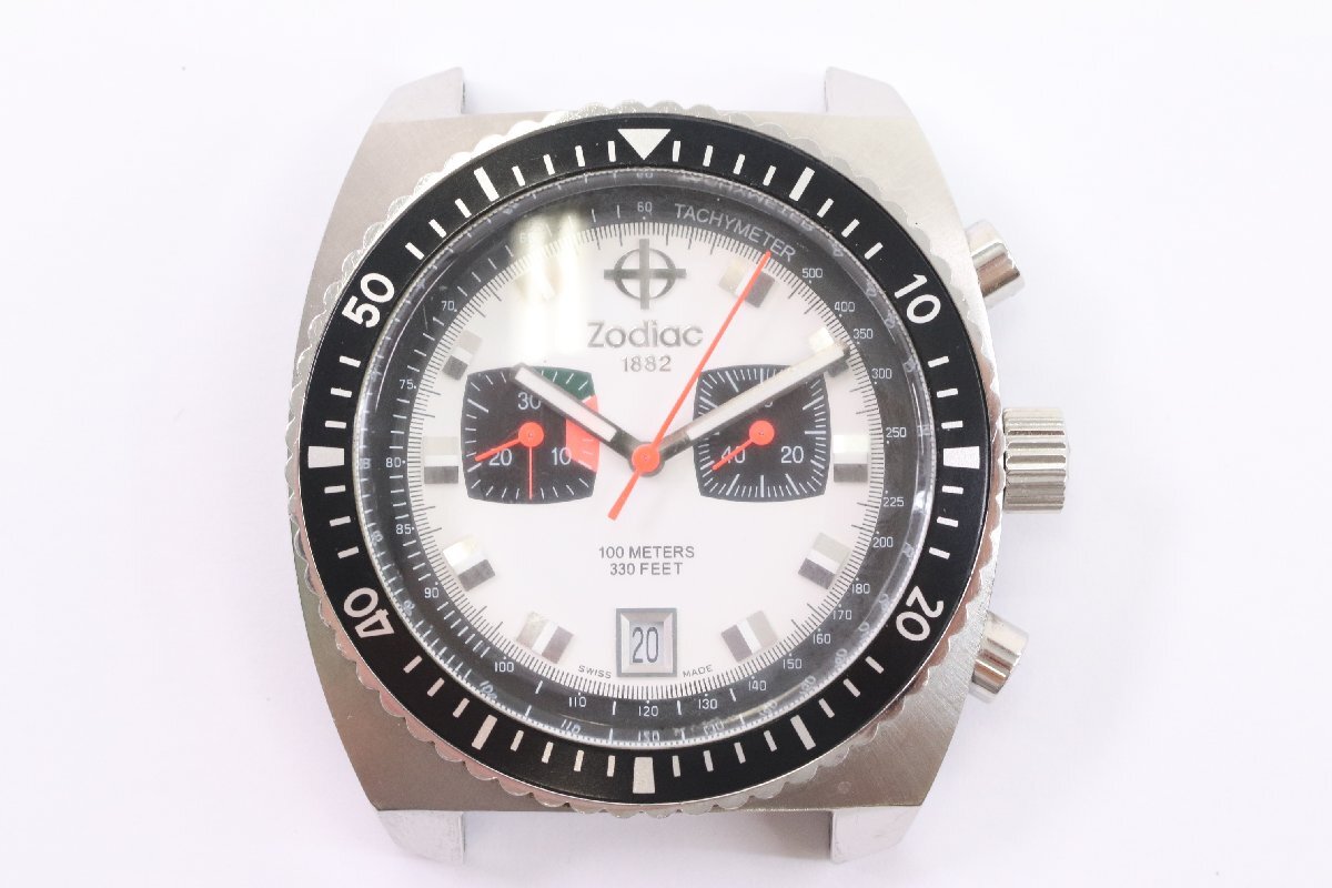 美品!スイス製 ZODIAC SEA DRAGON(ゾディアック シードラゴン) クロノ