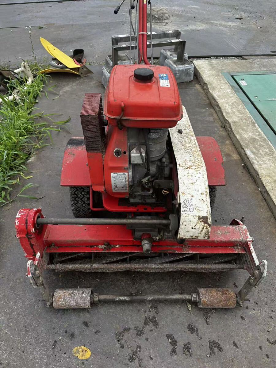 中古】バロネス LM80 リールモア 芝刈機 椅子付き！ 売り切りスタート