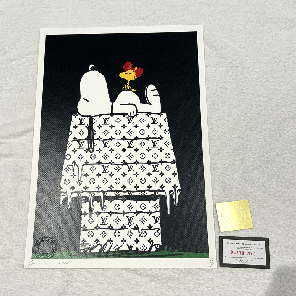 未使用】世界限定100枚 DEATH NYC スヌーピー SNOOPY ルイヴィトン