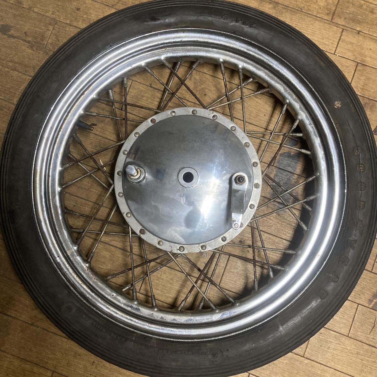 中古】33.4フォーク 1インチステム 21インチハンバーガードラム