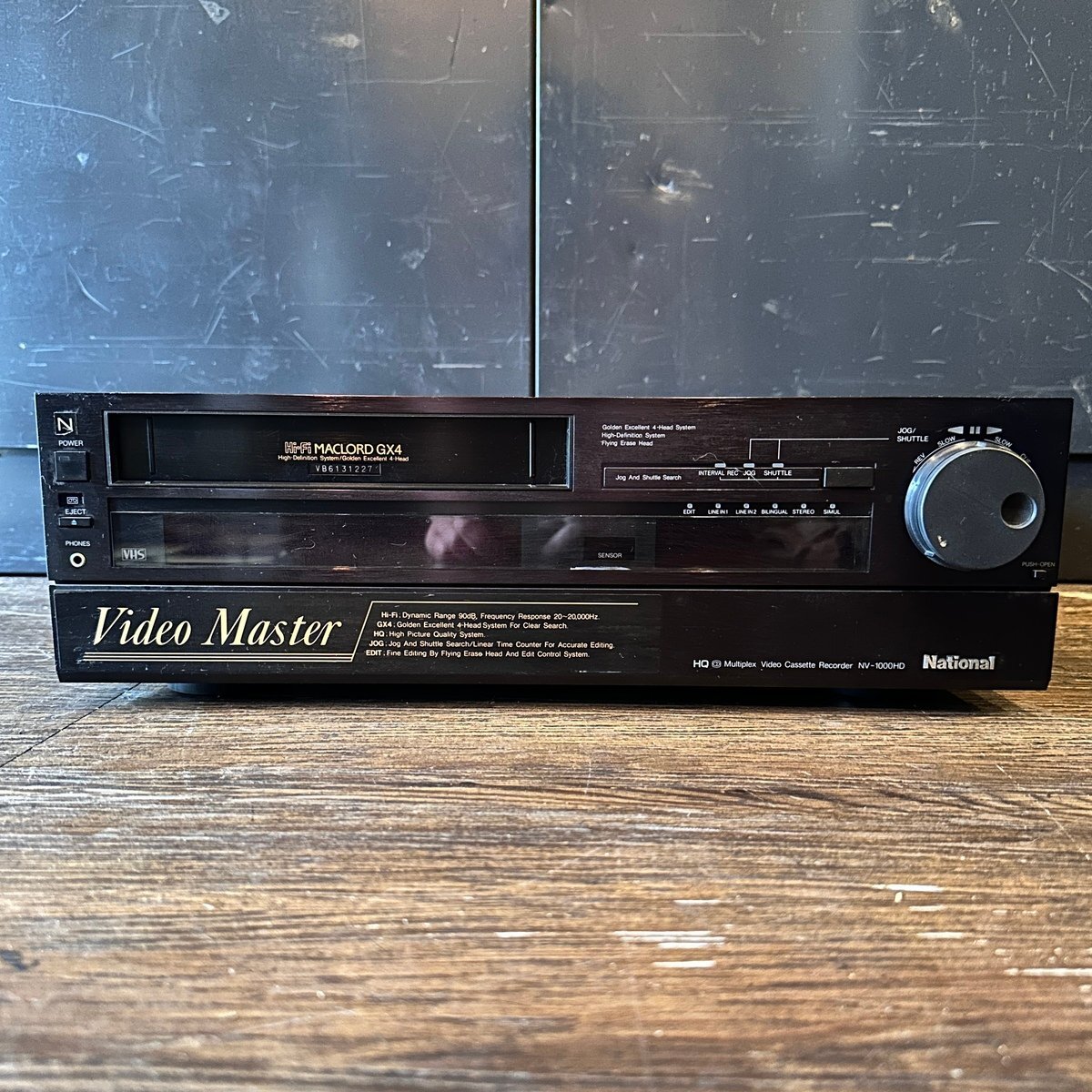 ジャンク》National Hi-Fi MACLORD NV-F21 VHSビデオデッキの落札情報