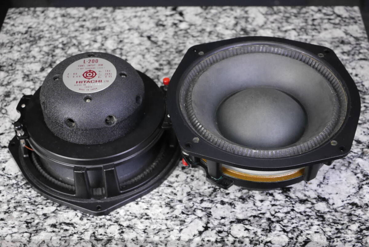 中古】☆日立 HITACHI Lo-D HS-58 3ウェイスピーカー ギャザード