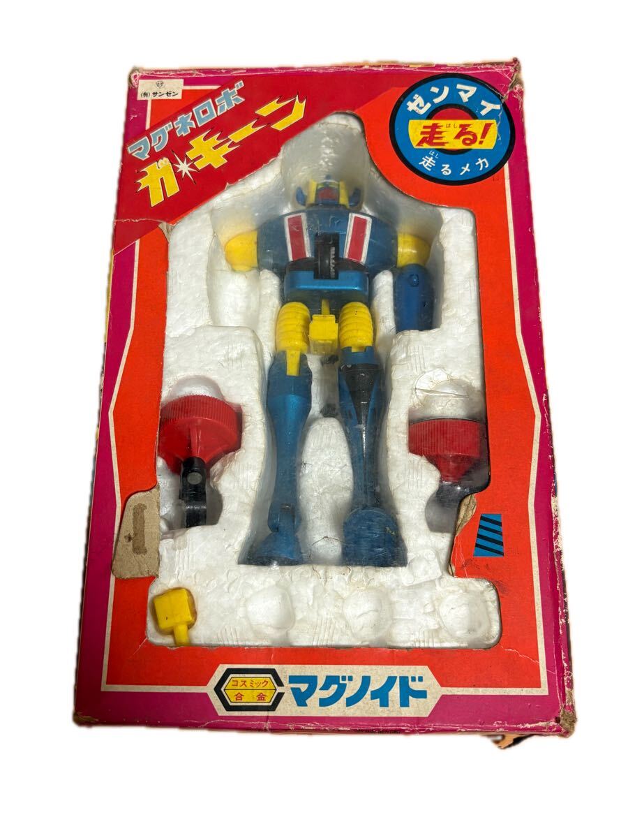 中古】当時物 マグネロボ ガ・キーン ソフビ4体セット 全高約11cm 北条